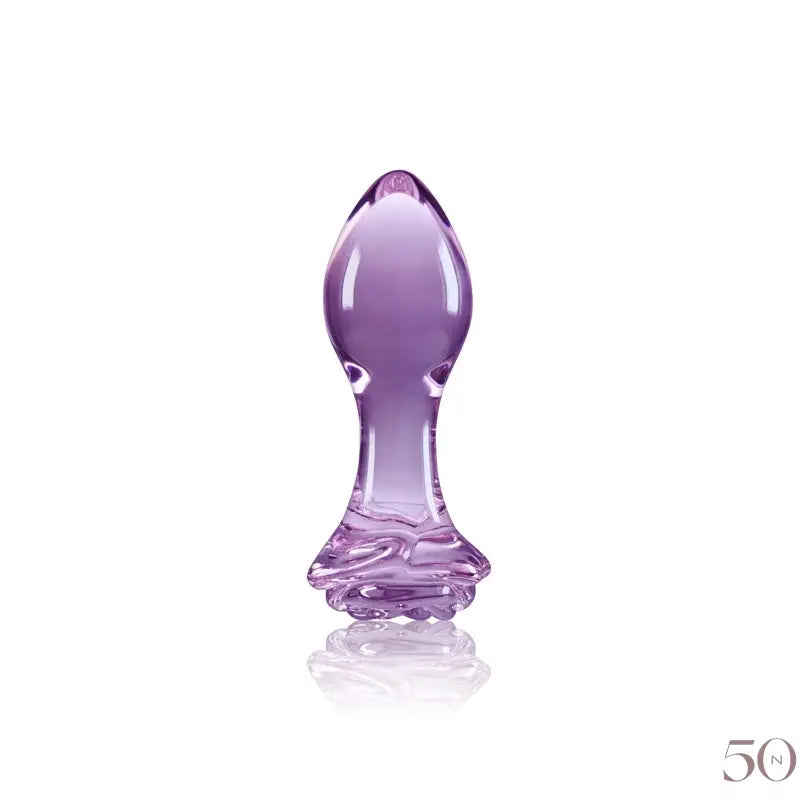 Plug Anal en forme de Rose - Violet NS Novelties