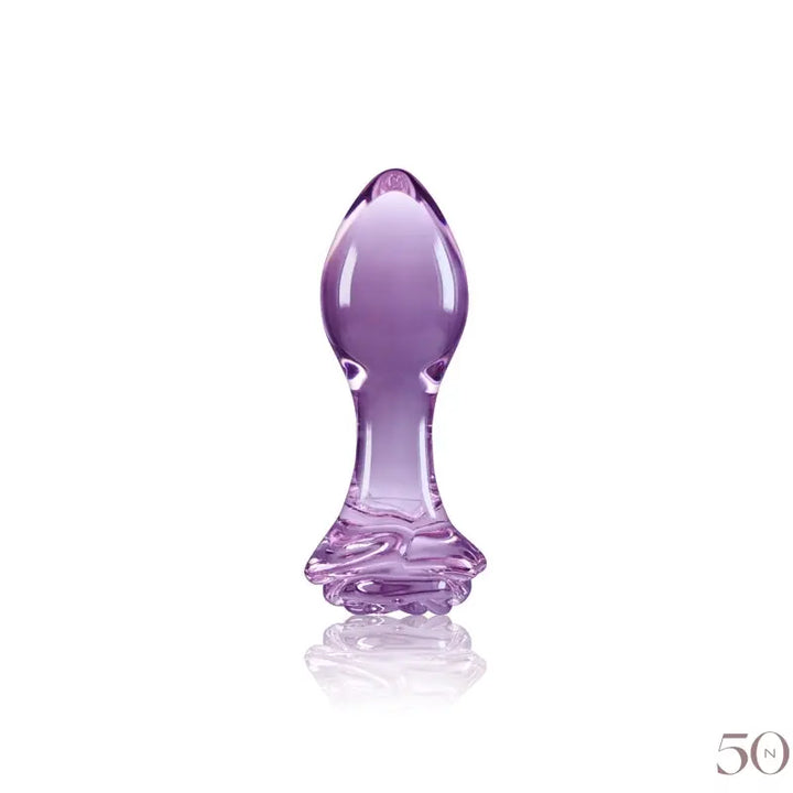 Plug Anal en forme de Rose - Violet NS Novelties