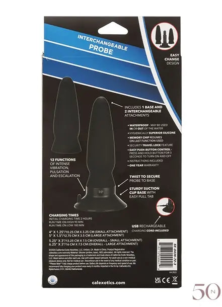 Plug anal interchangeable calexotics