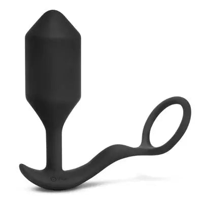 Plug vibrant ajusté et traction taille XL B-Vibe