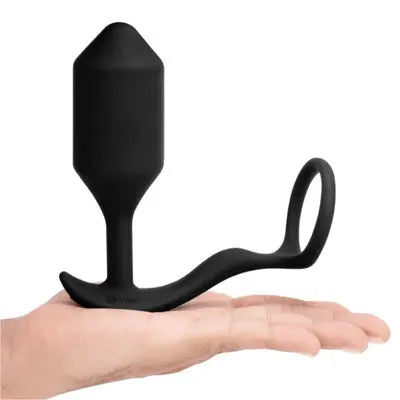 Plug vibrant ajusté et traction taille XL B-Vibe