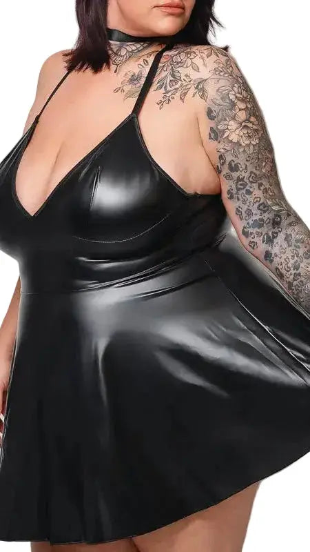 Robe Noir Élégante luxe lace lingerie