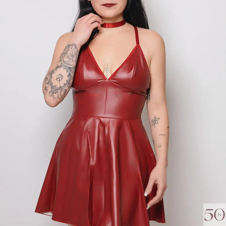 Robe Rouge Élégante