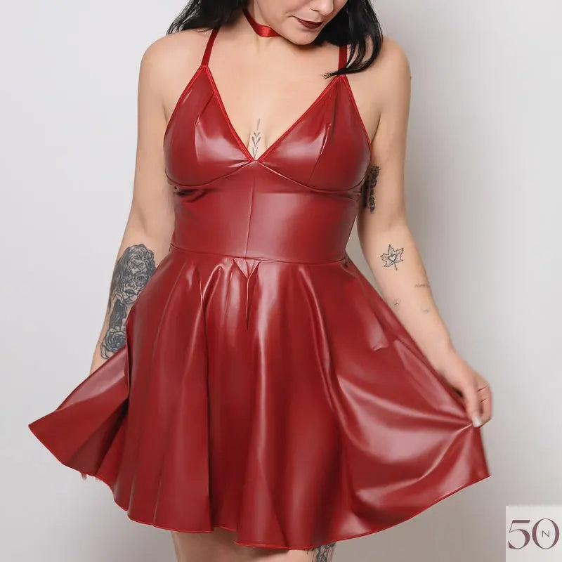 Robe Rouge Élégante
