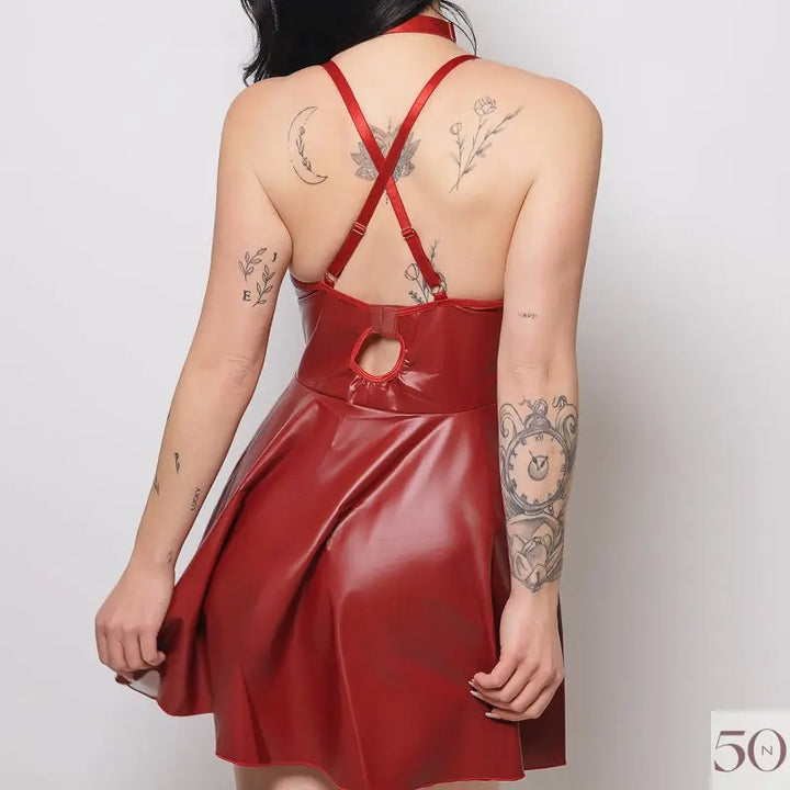 Robe Rouge Élégante