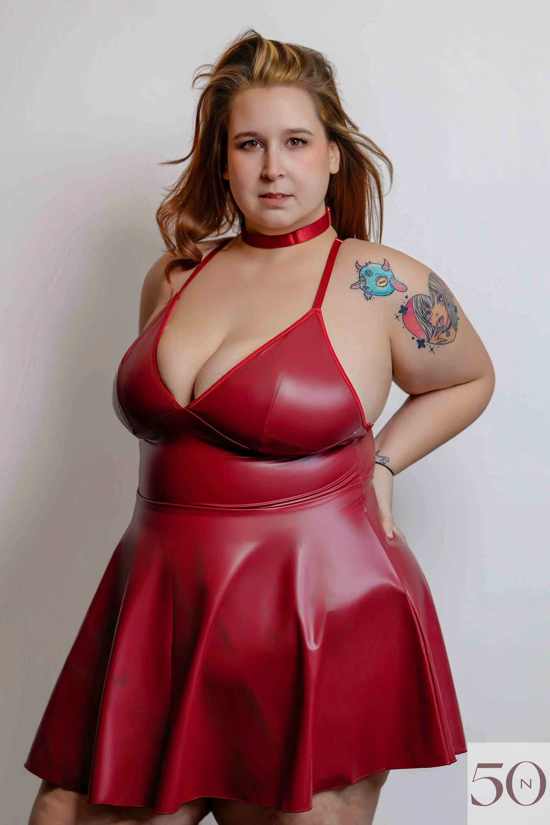 Robe Rouge Élégante