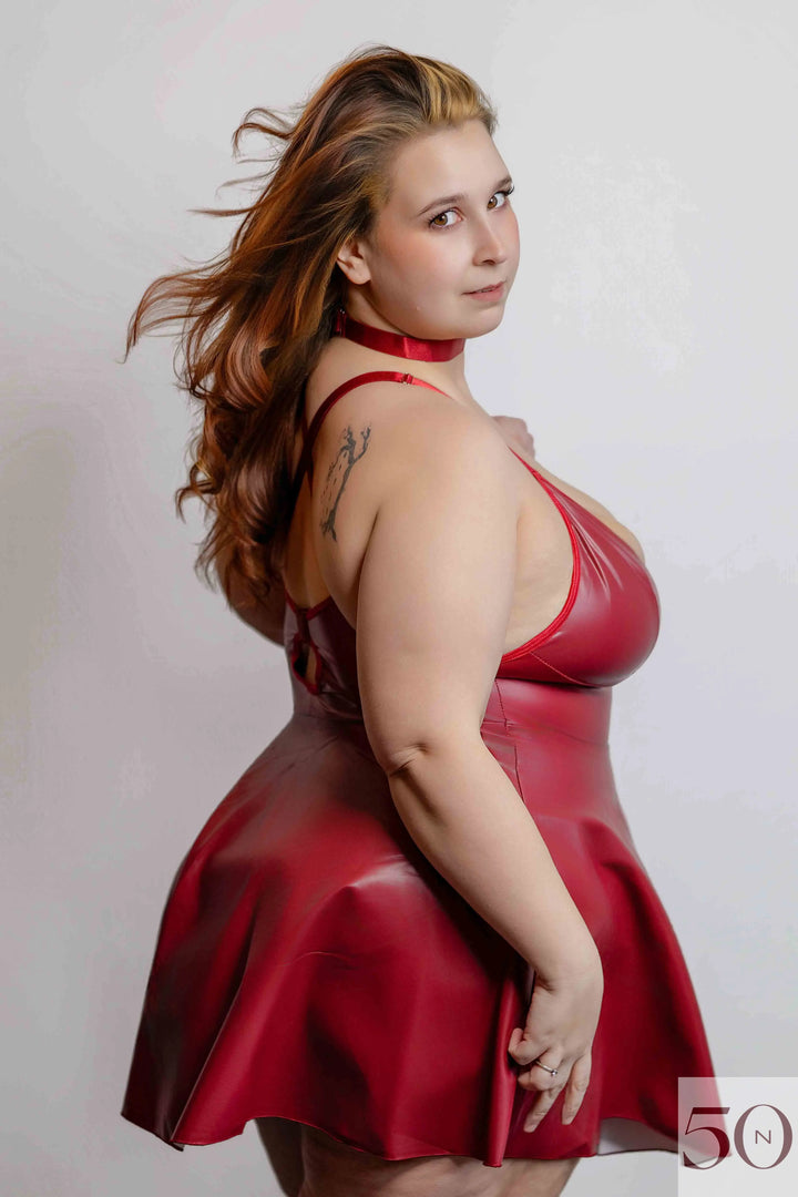 Robe Rouge Élégante