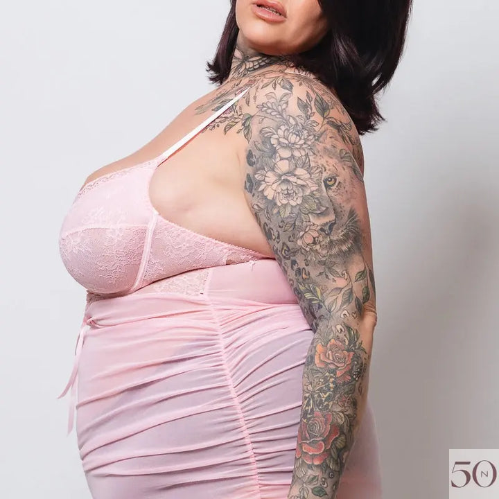 Elegant Pink Nightgown