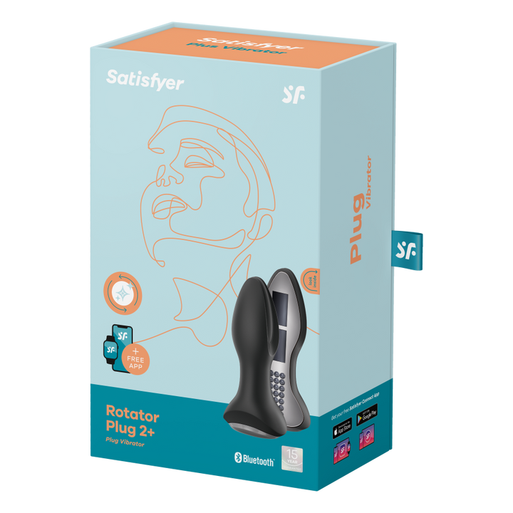 Rotator Plug 2 Noir – Stimulateur Prostate Connecté satisfyer