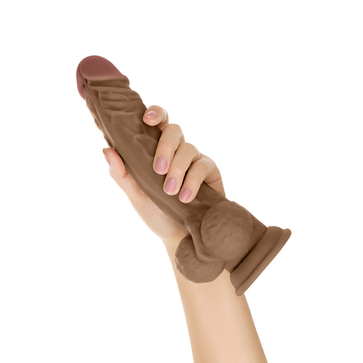 Shaft - Modèle A - Dong en Silicone Liquide de 10.5 pouces avec Testicule