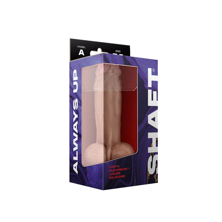 Shaft - Modèle A - Dong en Silicone Liquide de 7.5 pouces avec Testicules