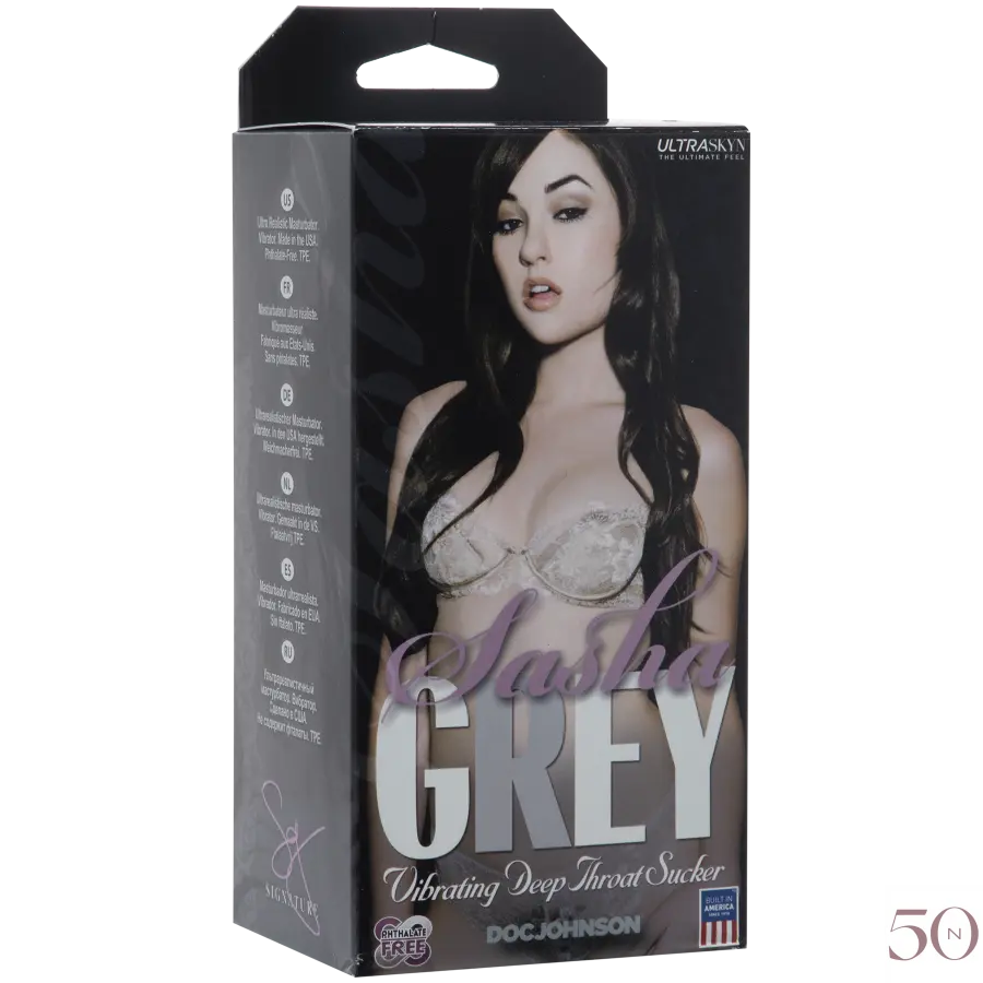 Sasha Grey Deep throat vibranting Doc Johnson