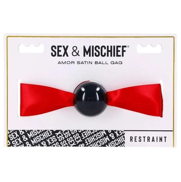 Sportsheets - Amor Satin Ball Gag Sex & Mischief