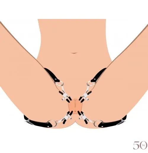 Spread XL Labia Spreader Straps Master Series