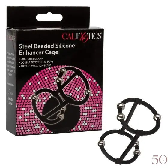 Steel Beaded Silicone Enhancer Cage calexotics