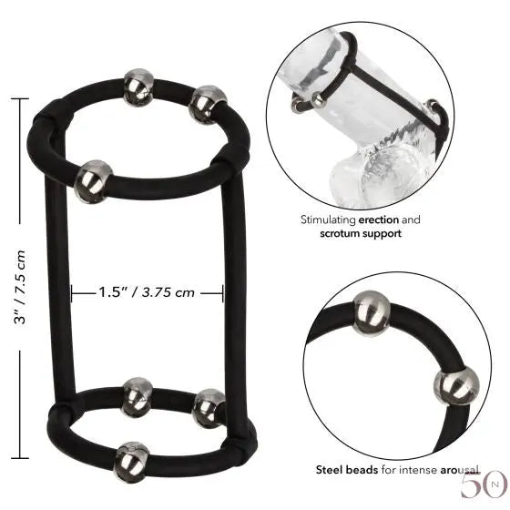 Steel Beaded Silicone Enhancer Cage calexotics