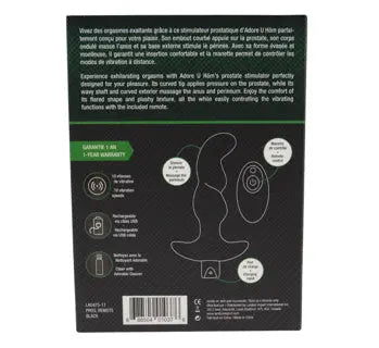 Stimulateur Prostatique Vibrant avec Télécommande
