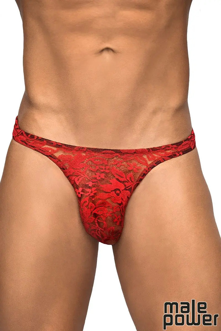 Tanga Dentelle Élastique Male Power