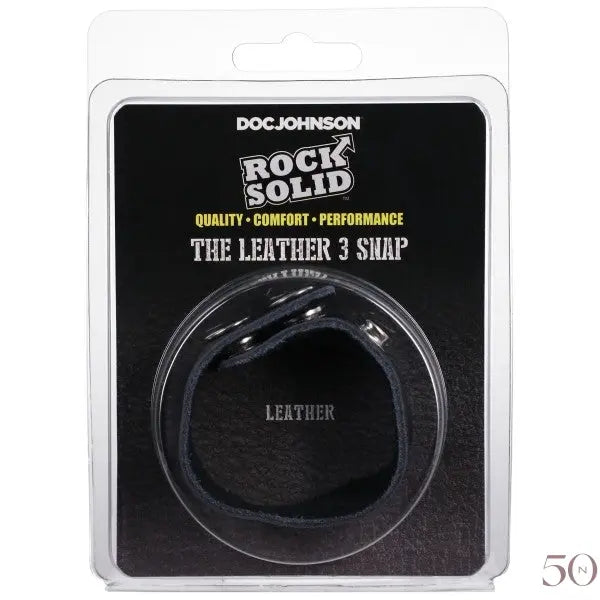 The Leather 3 Snap Doc Johnson