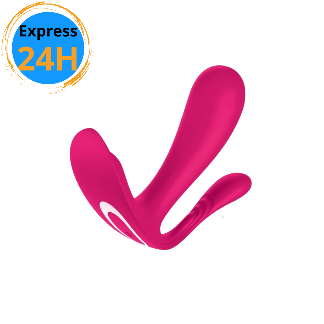 Top Secret – Vibromasseur Portable Connecté avec Double Stimulation satisfyer