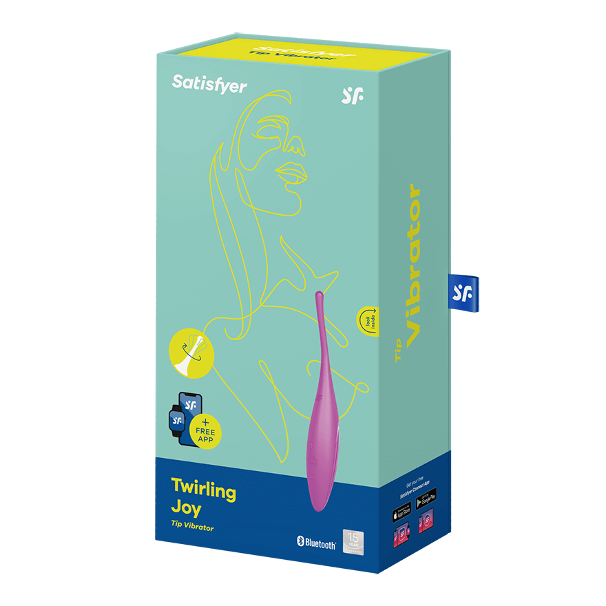 Twirling Joy – Vibromasseur Silicone à Vibration Circulaires satisfyer