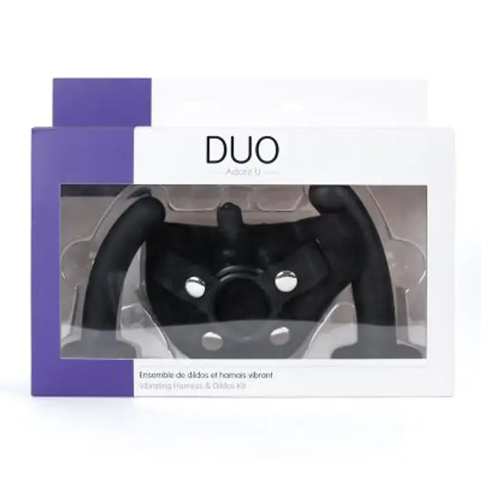 DUO - Ensemble de dildos, harnais et petit vibrateur