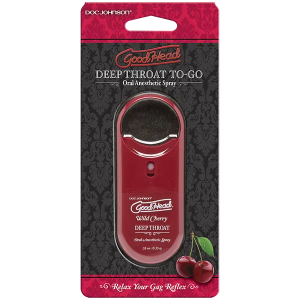 Vaporisateur pour gorge profonde - Cerise sauvage (.33 fl.oz.) Doc Johnson