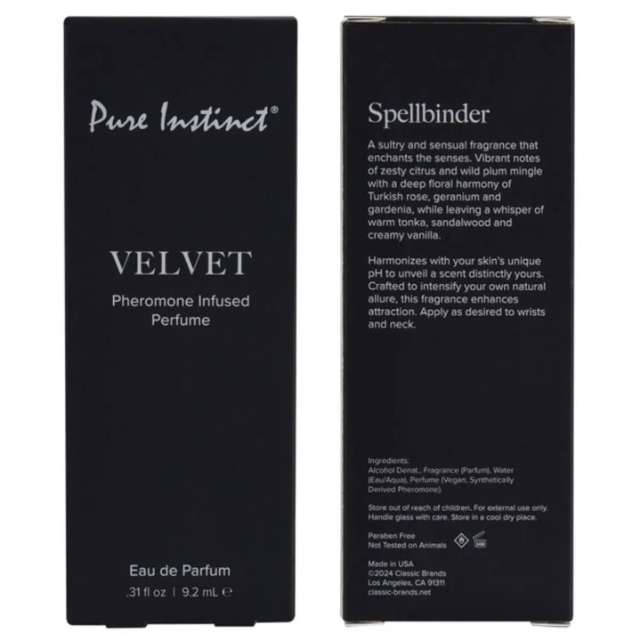 Velvet - Parfum Infusé aux Phéromones