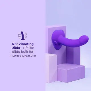 Vibrating Curved Strap-On Kit