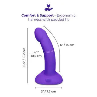 Vibrating Curved Strap-On Kit