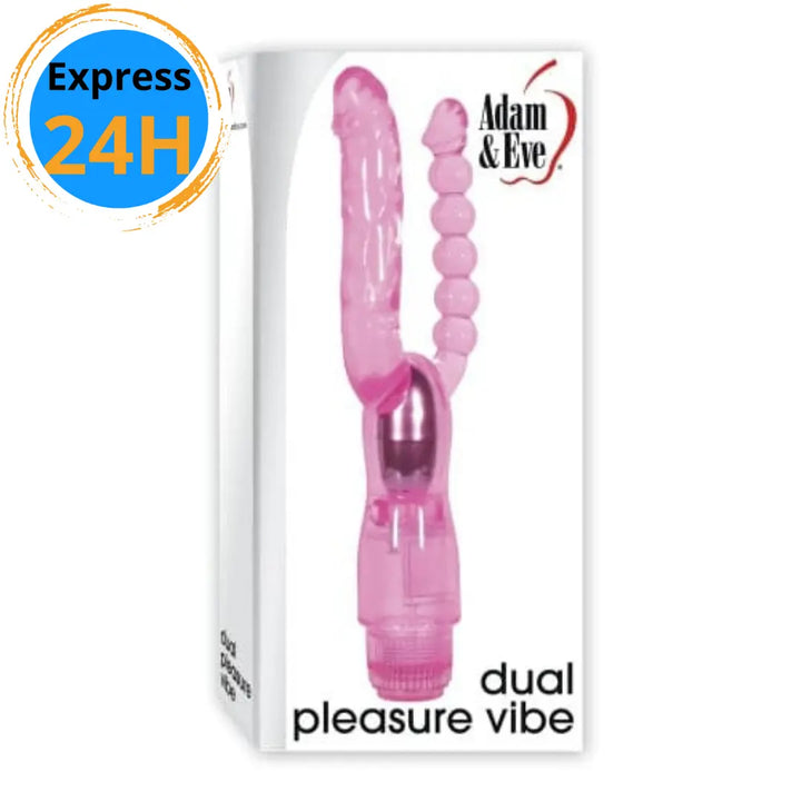 Vibromasseur Double Plaisir Rose adam & eve