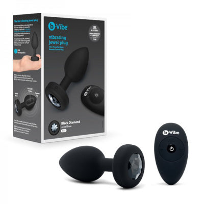 Plug Vibrant avec Bijou M-G B-Vibe