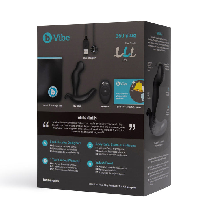 360 Plug Vibrant Noir B-Vibe