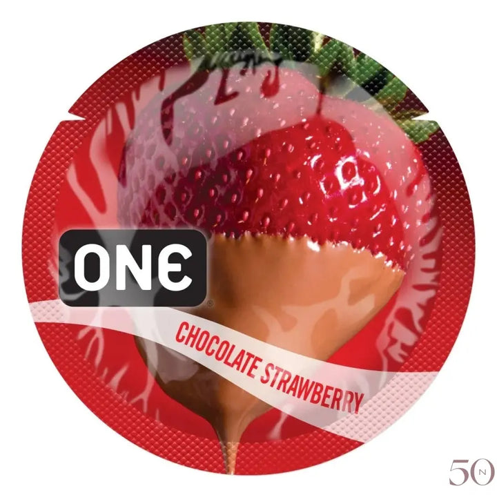 condom saveur fraise chocolat ONE