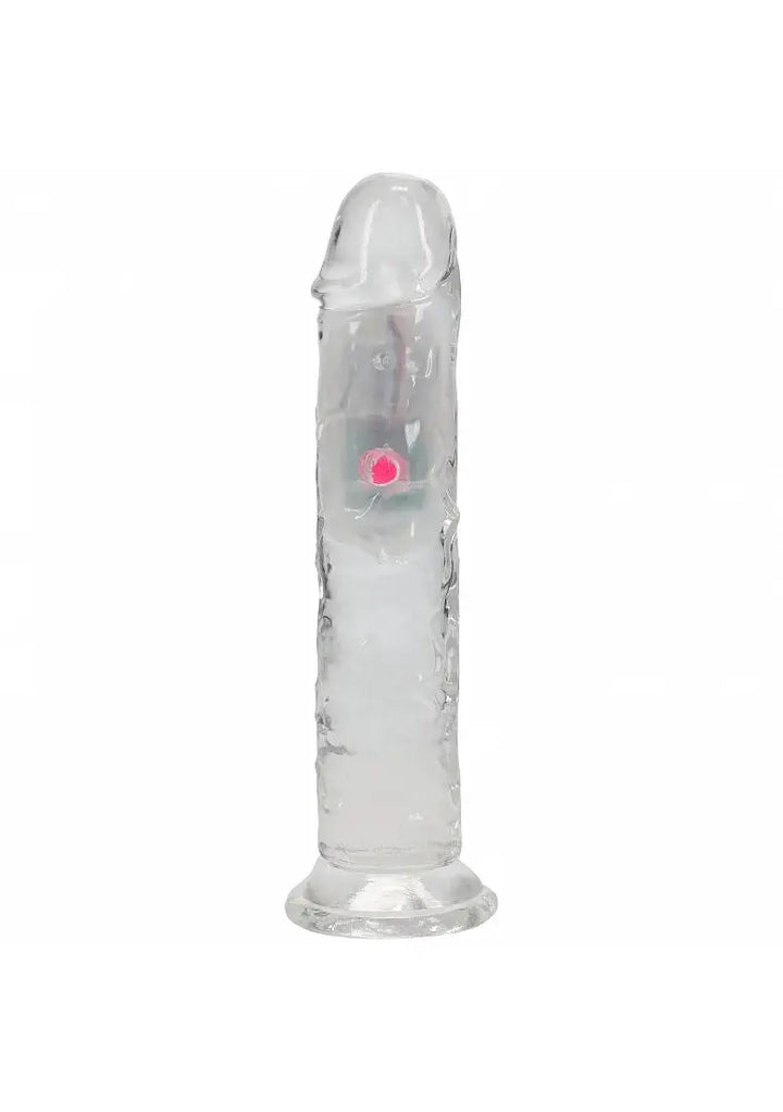 RealRock - Wireless Rechargeable - Remote Control - LED - Vibrating - Regular Straight No Balls 7"-