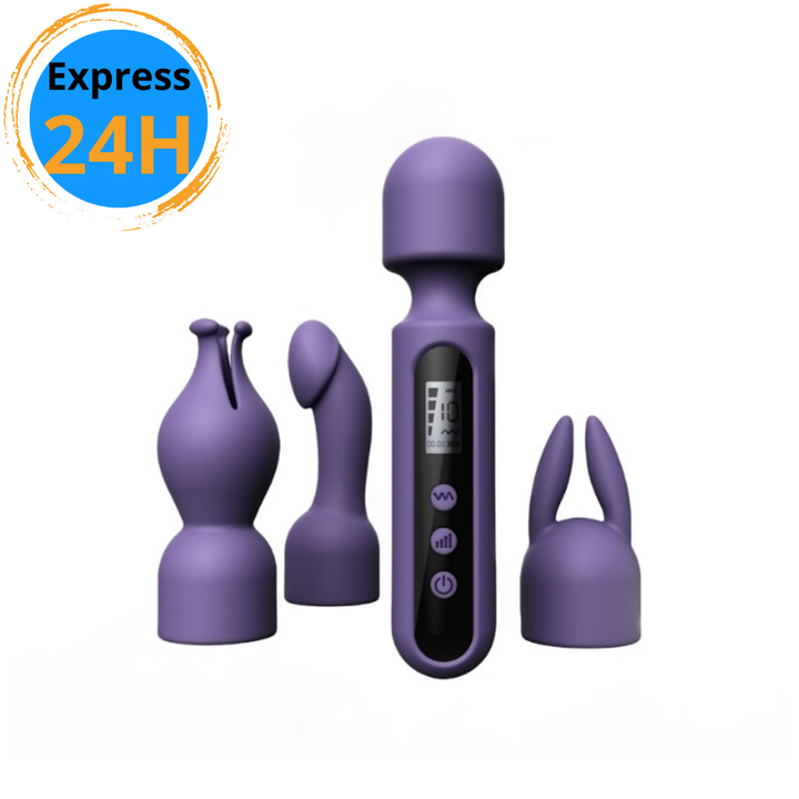 Kits de Vibromasseur Wand avec Écran LCD