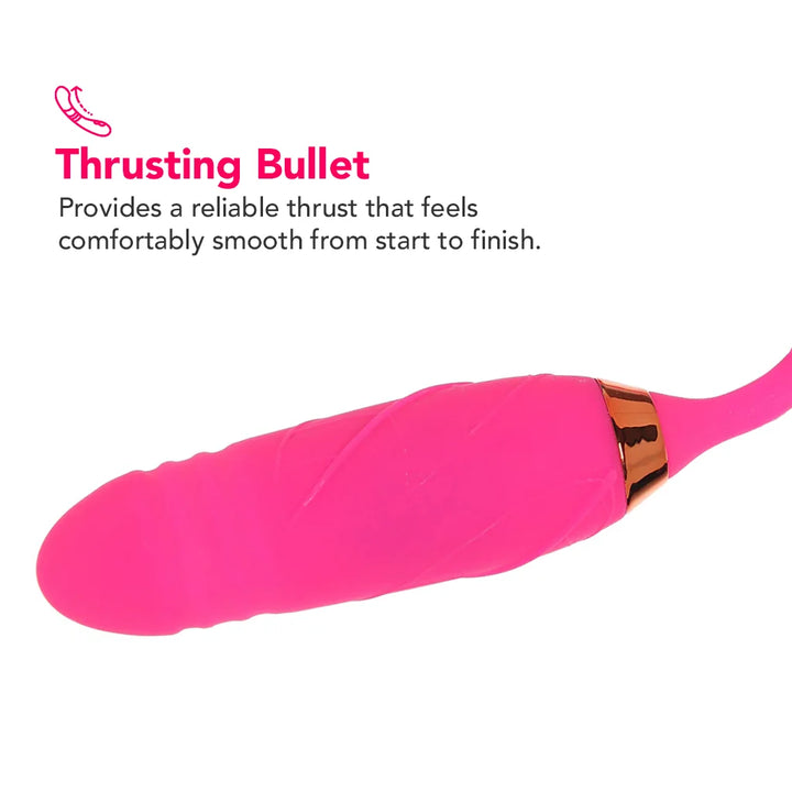 Vibromasseur Rose à Succion et Va-et-vient