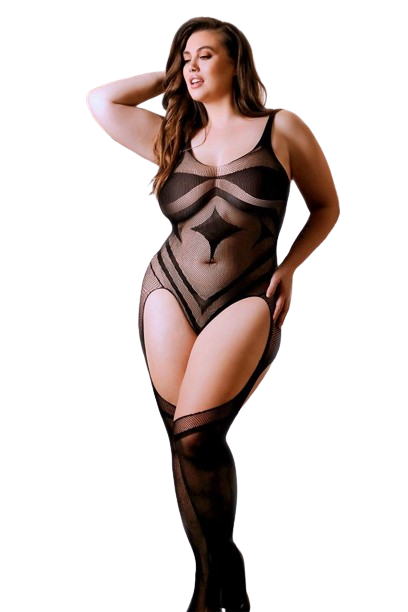 Teddy Bodystocking Taille Queen