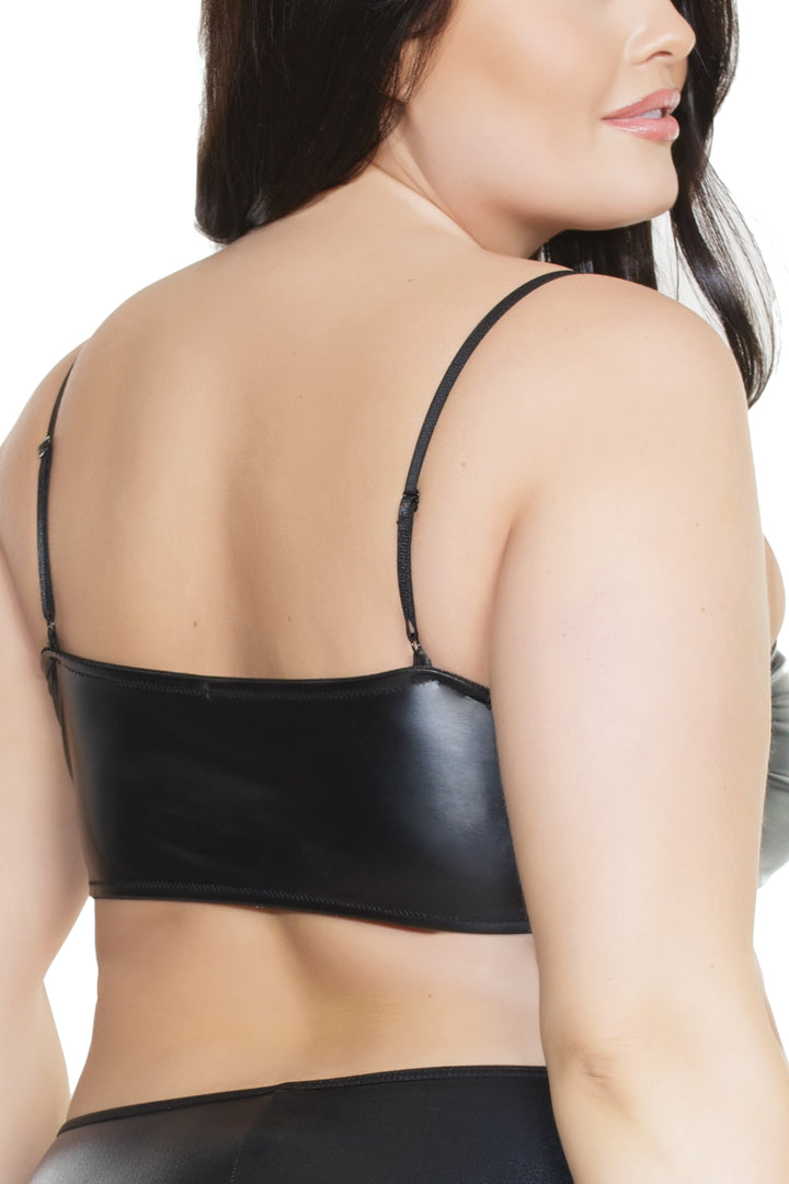 Bralette aspect mouillé mat Diva