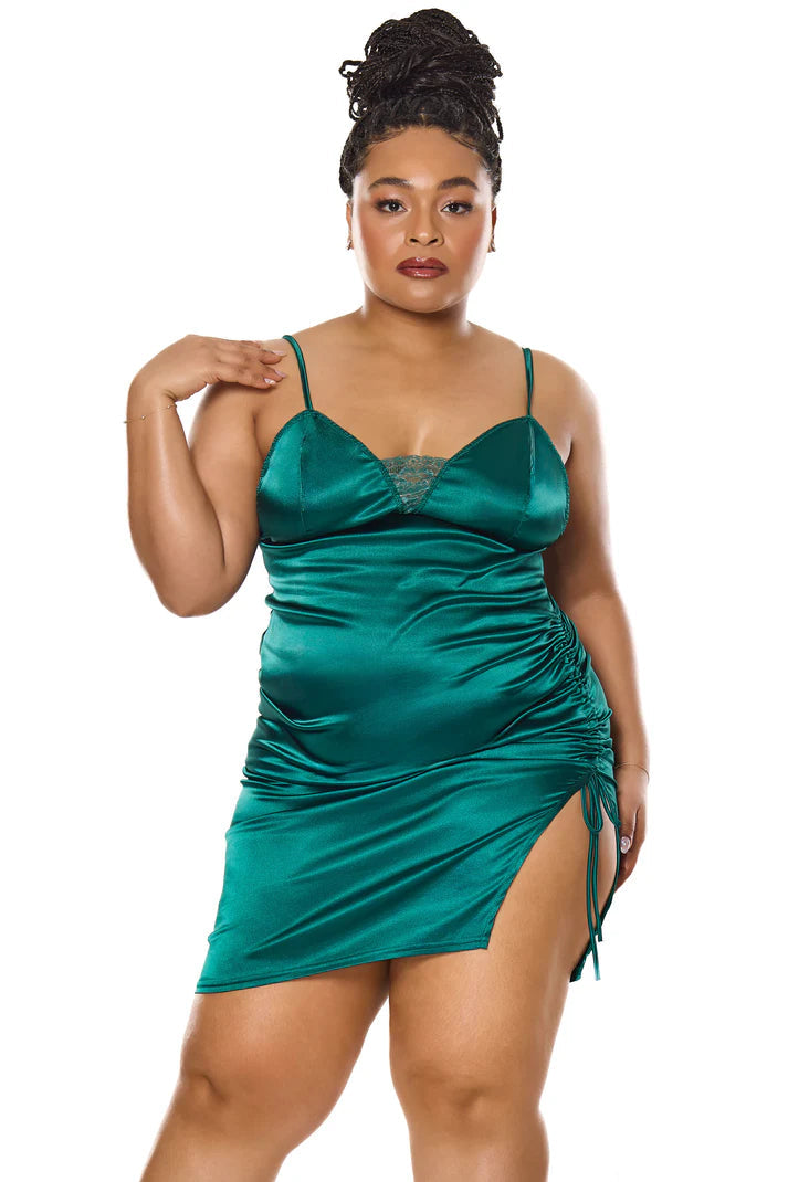Robe en satin