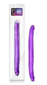 16" Dildo Double - Violet Blush