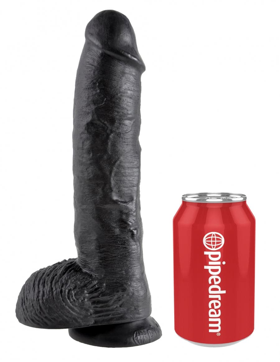 King Cock 10" dildo avec testicules