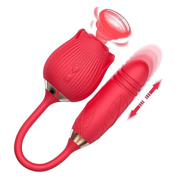 Vibrateur Rose 2 en 1