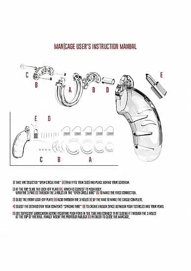 Cage 3.5" - Transparent mancage