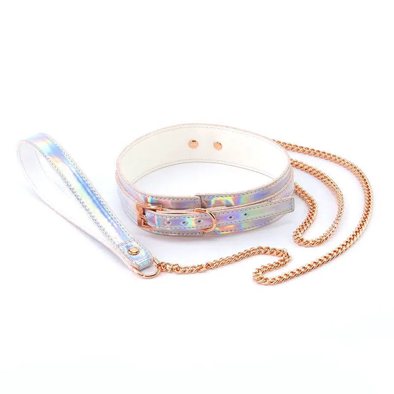 Cosmo Bondage - Collier et Laisse - Rainbow NS Novelties