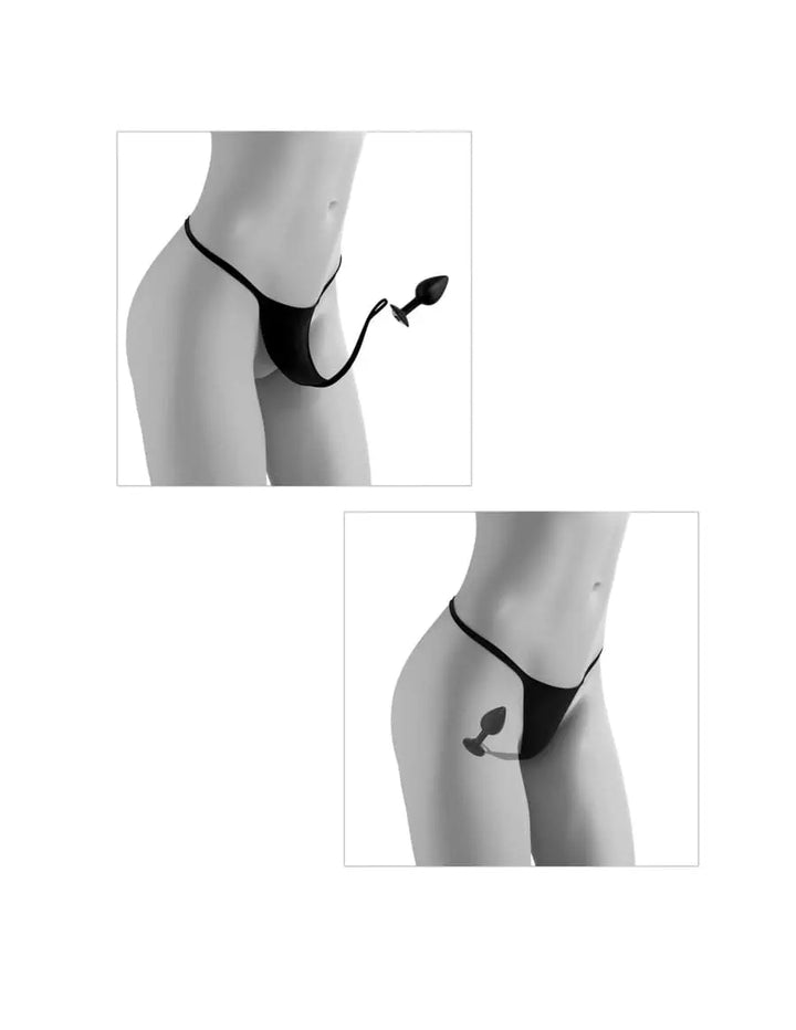 Culotte Sans Entrejambe avec Gemme Secrète Pipedream