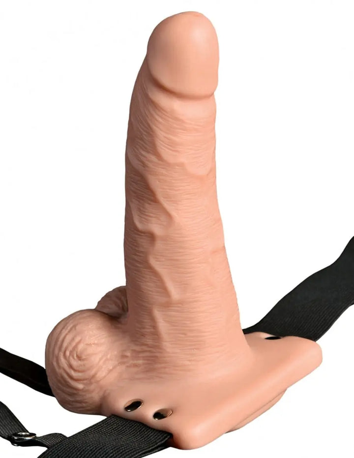 Dildo Creux de 6'' avec Harnais avec manette Pipedream