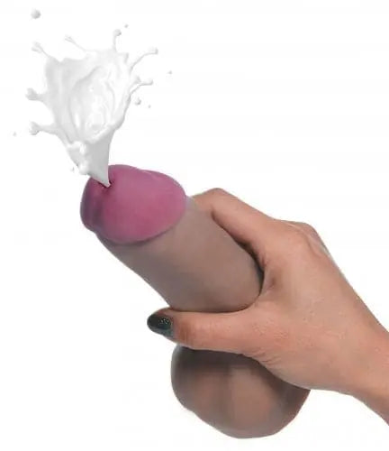 Dildo éjaculateur de 7 pouces avec réservoir dans les testicules loadz