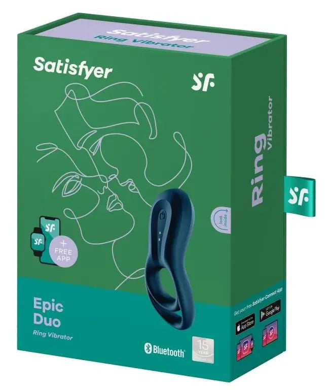 +Epic Duo Bleu Marin satisfyer